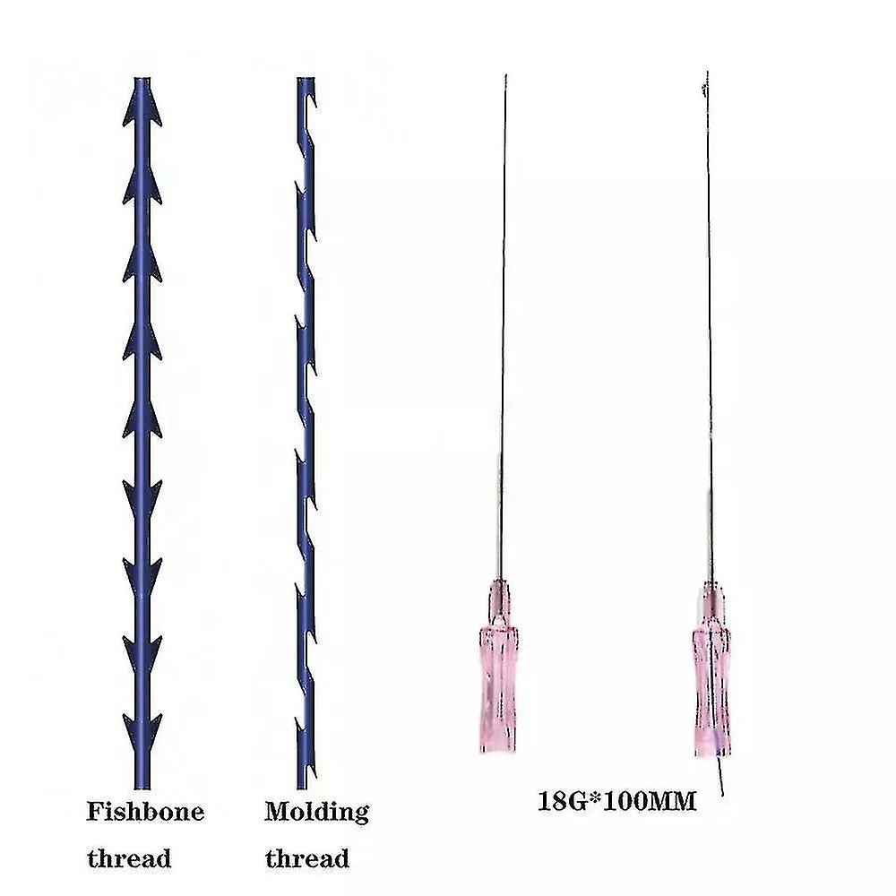 20pcs Free Pdo Thread Lift Fish Bone Molding Cog Mono Screw Face Lifting L Blunt Nose Bridge Lifting Thread Pdo Cog 4d6d Plla