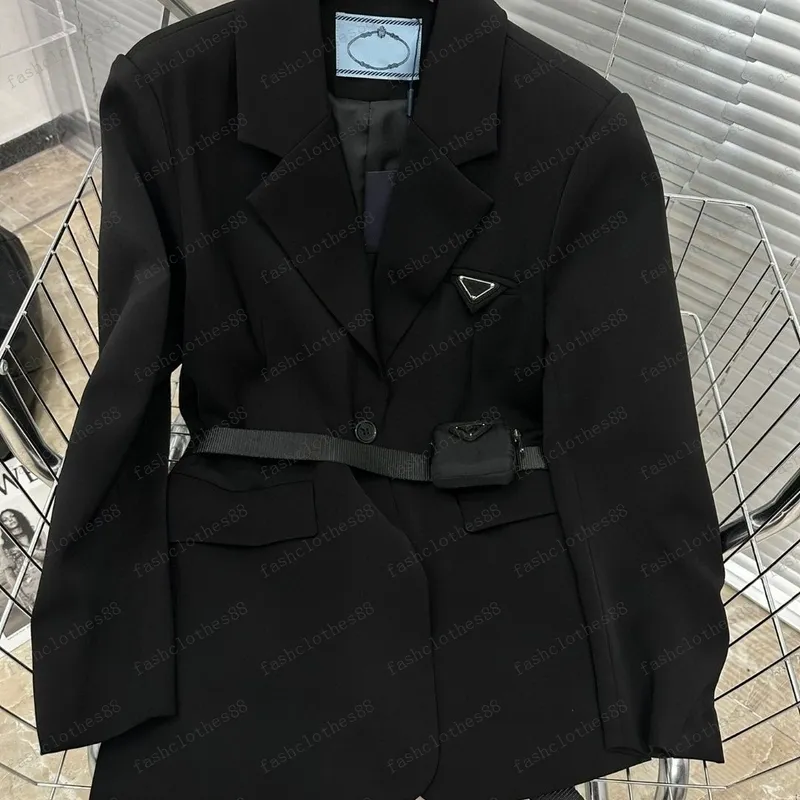 22SS MUJERES CHAQUETA CASUAL BLAZERS ESTILO CON CINTURóN CORSé SEñORA SLIM MODA CHAQUETAS BOLSILLO OUTWEAR ABRIGOS CáLIDOS SL