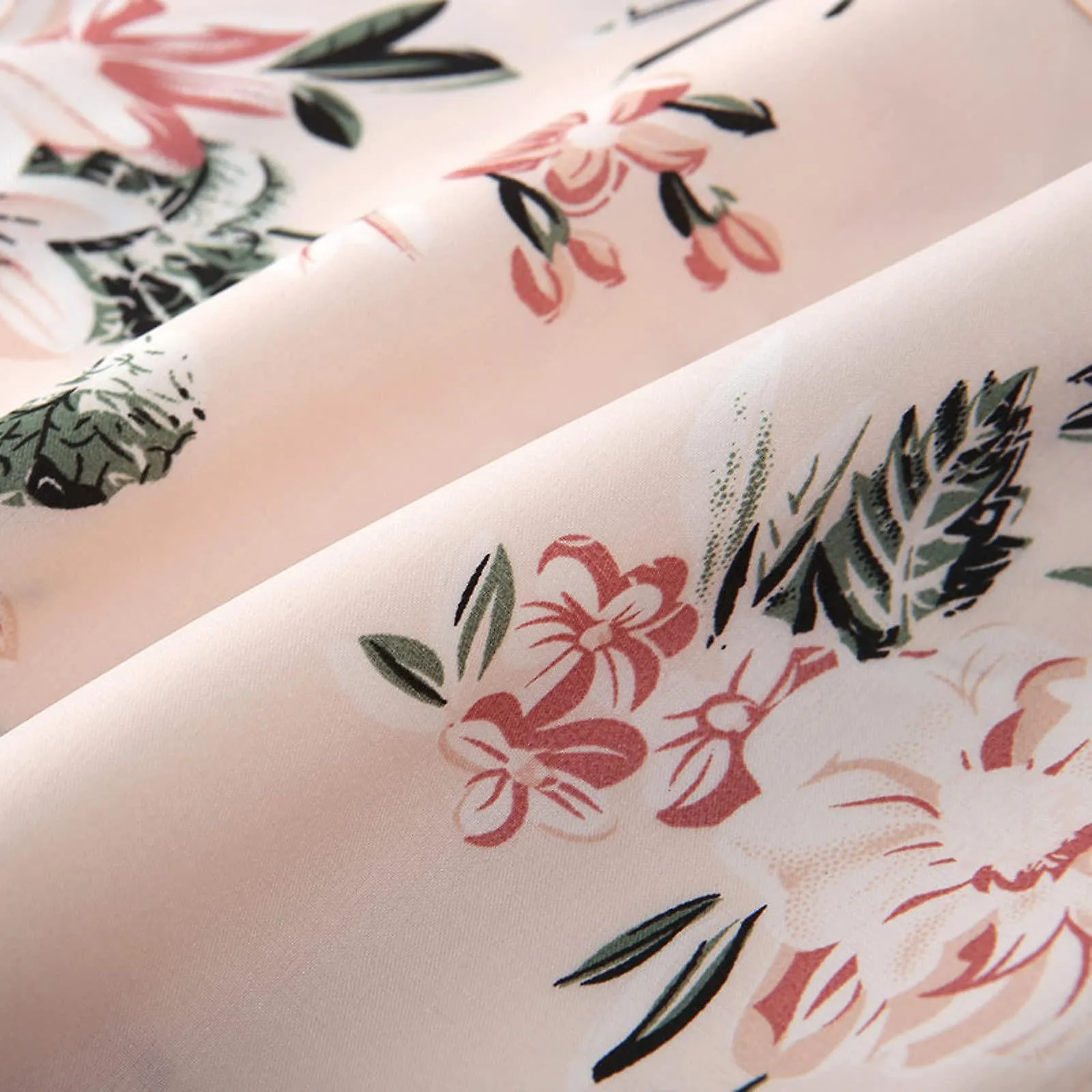 7 Pieces Women's Pajamas Sets Faux Silk Pyjama Women's Pajamas Sleepwear Sets Spring Summer Homewear Nightwear Set Ladie