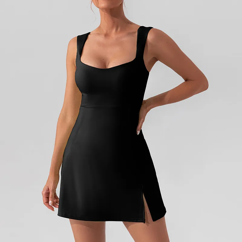 A154 Vestido de vestimenta para mujeres Diseñador Sexy Moda Fashion Yoga Mujeres Top Top Top Outdoor Golf Sports elástico Termin