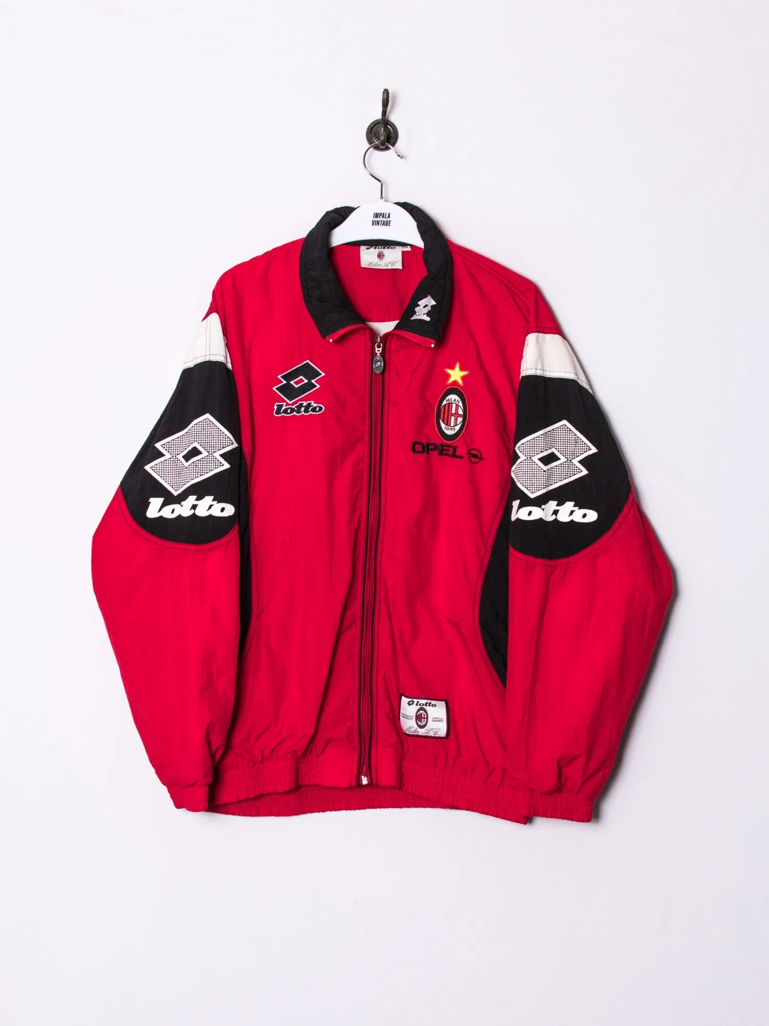 AC Milan Lotto Official Football Retro Track Jacket