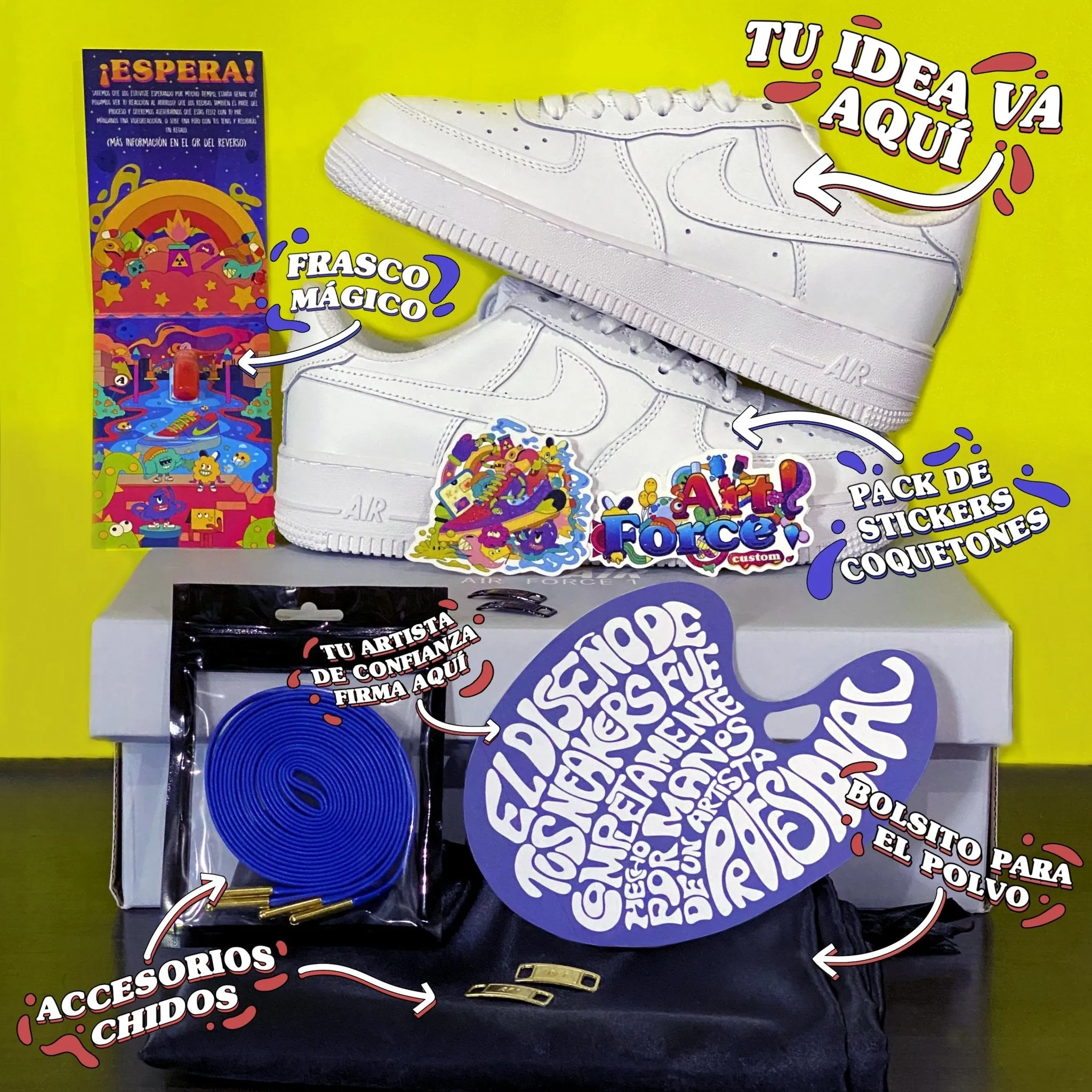 Air Force 1 x Burbuja (Las chicas super poderosas)