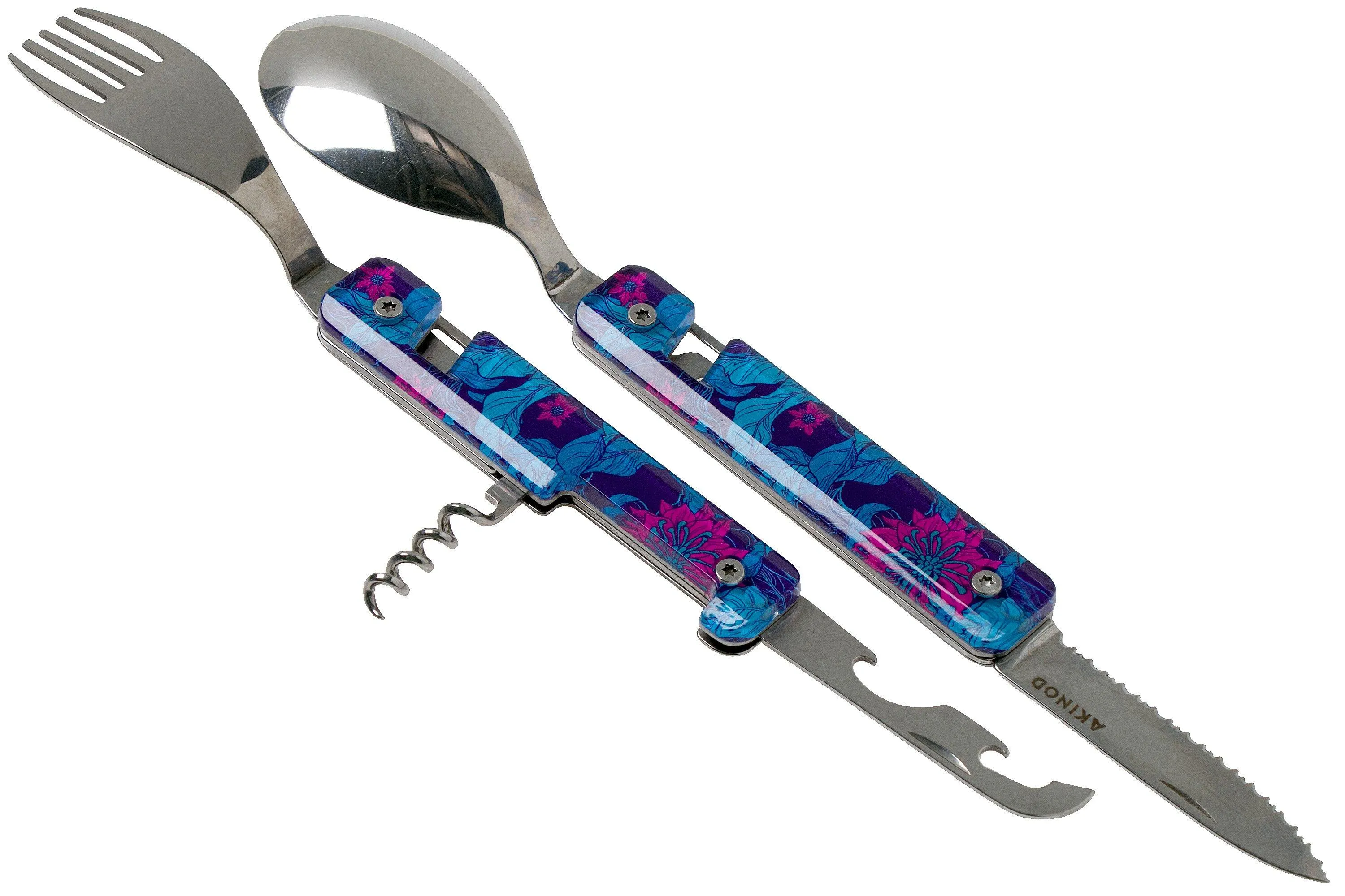 Akinod Multifunctional Cutlery 13H25 Hibiscus, cubiertos de exterior