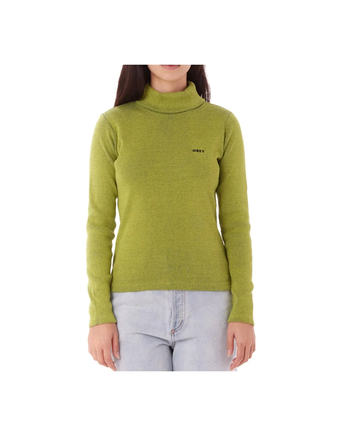ALIAS TURTLENECK LS LIME MULTI