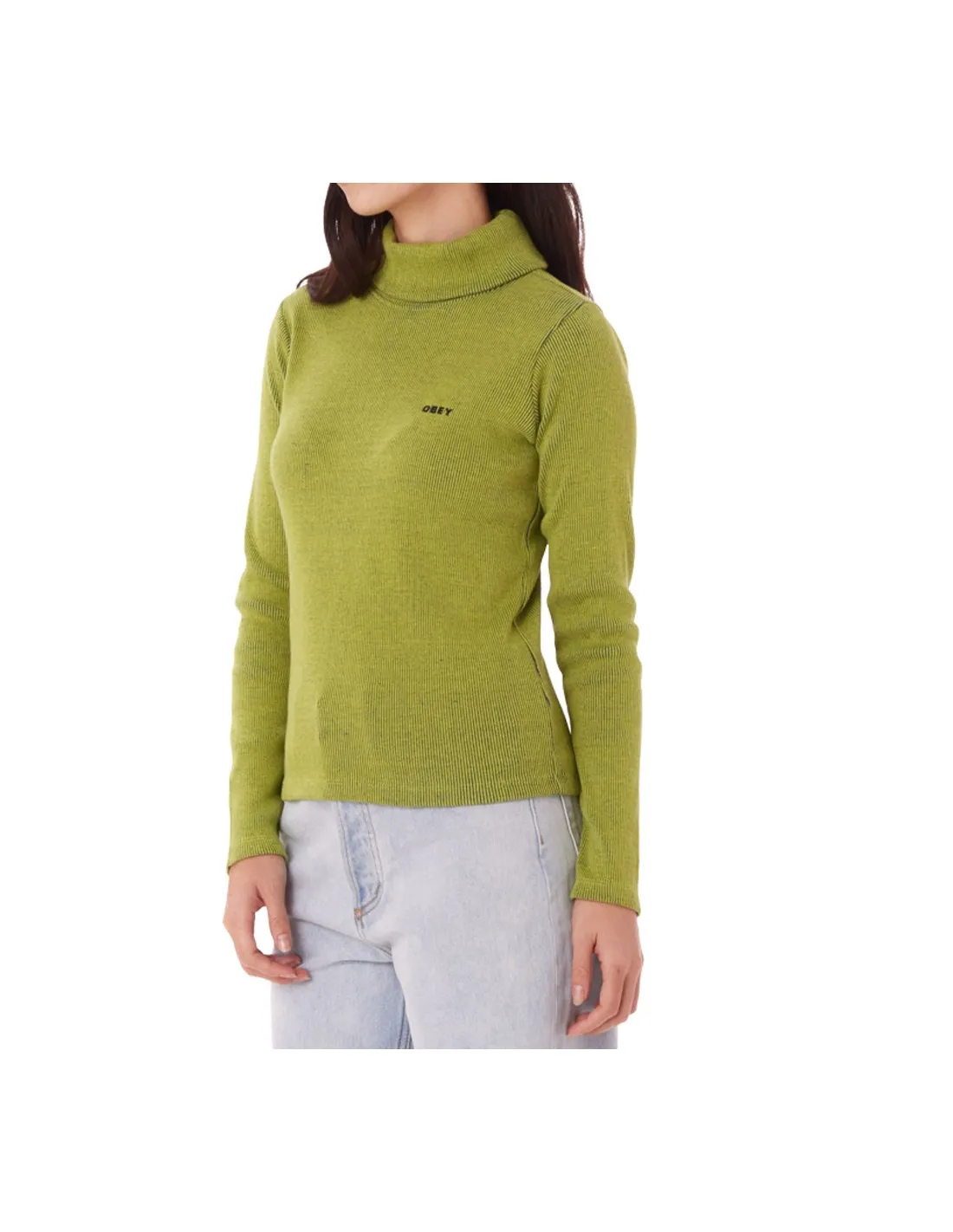 ALIAS TURTLENECK LS LIME MULTI