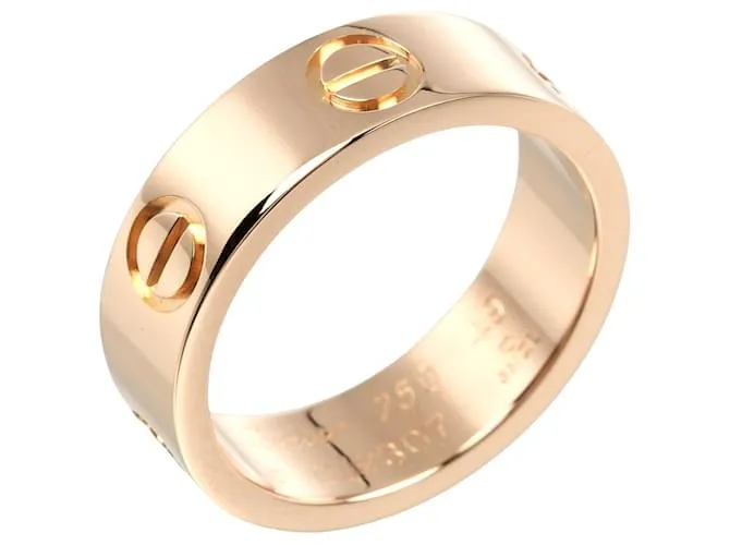 Anillo Cartier Love en oro rosa 