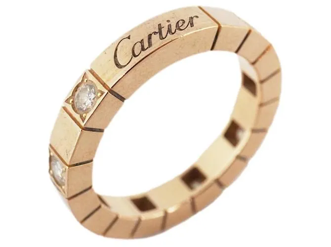 Anillo de diamante en oro rosa de 18K Cartier 
