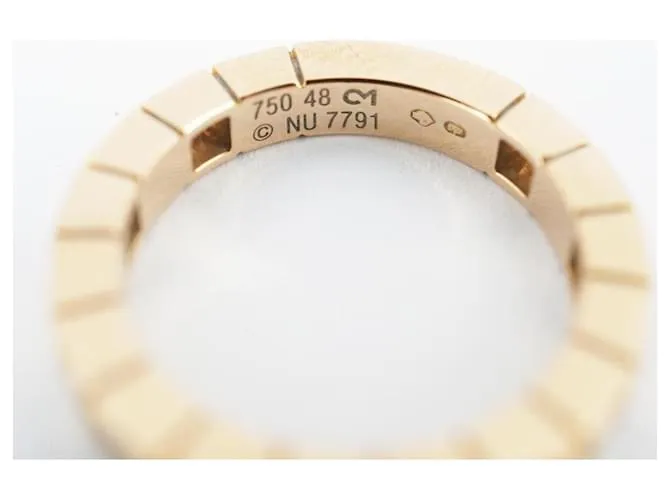 Anillo de diamante en oro rosa de 18K Cartier 