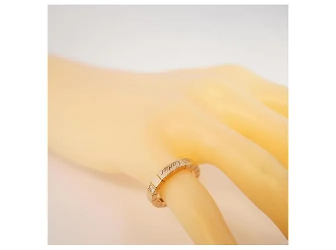 Anillo de diamante en oro rosa de 18K Cartier 