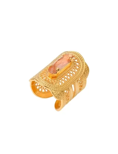 Anillo grande Noor rosa