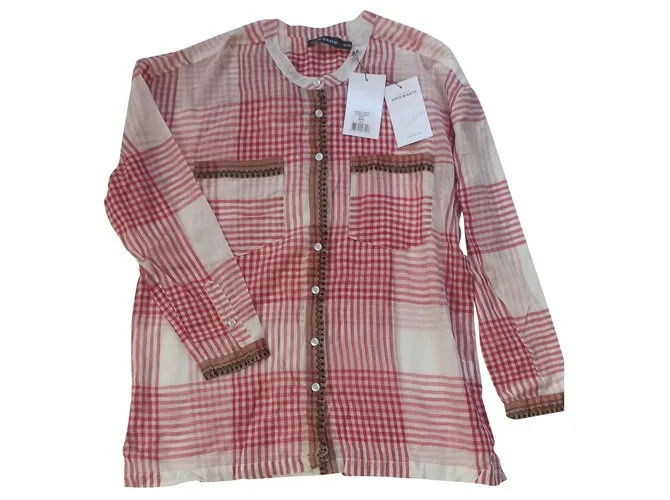 Antik Batik Tops Roja Multicolor Beige 