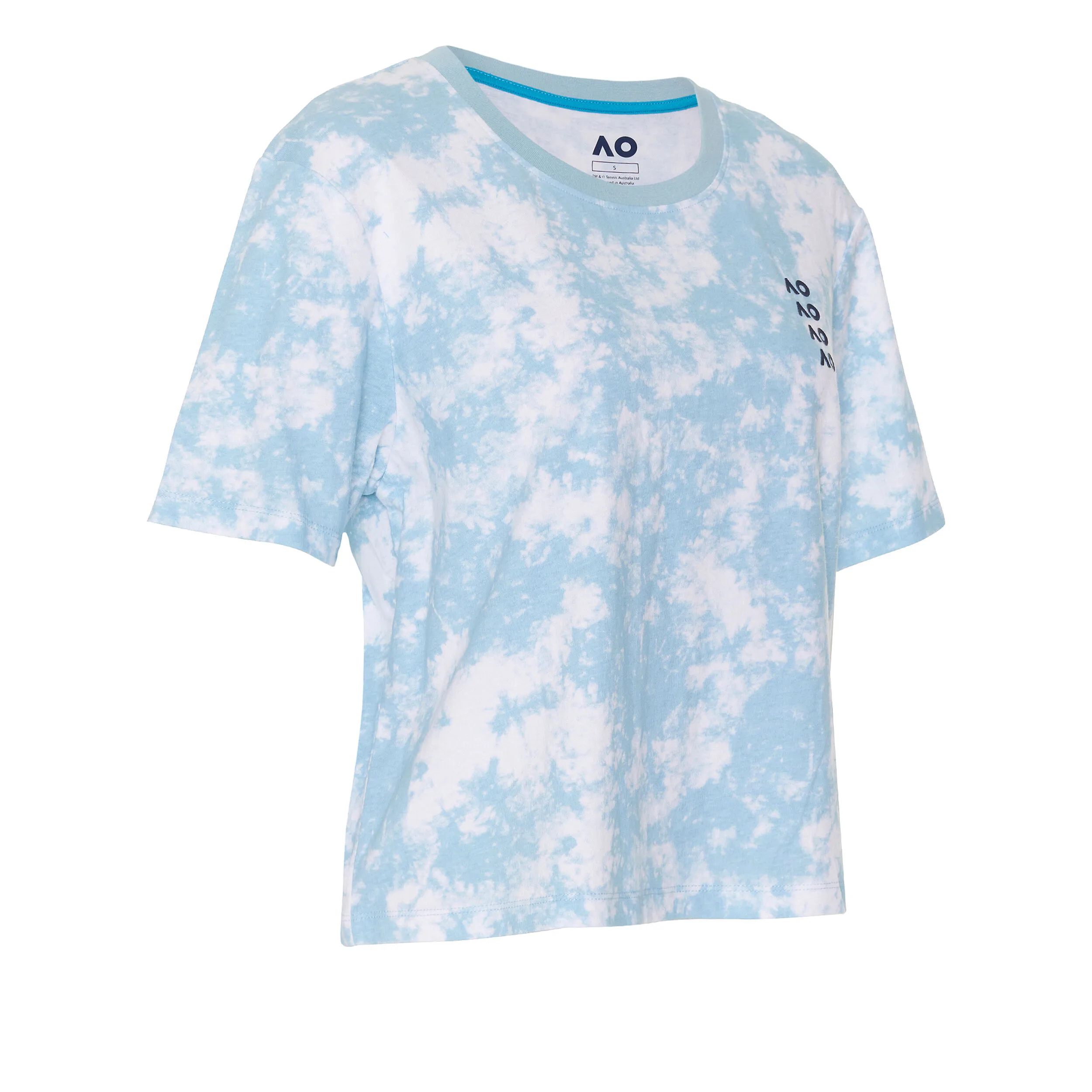 AO Tie Dye Cropped Camiseta De Manga Corta Mujeres