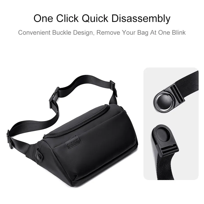 ARCTIC HUNTER Bandolera Y00565 con soporte para tablet, 4L, negro