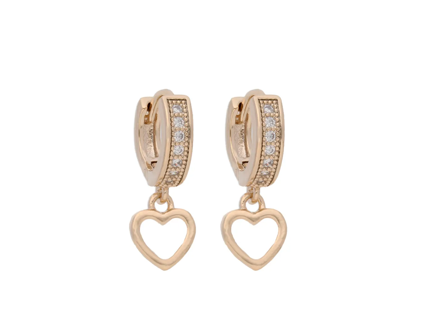 Aretes Sandra Renteria 6273 Chapa De Oro 18k