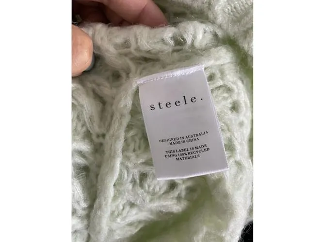 Autre Marque Camiseta de punto STEELE.fr 36 Lana Verde 