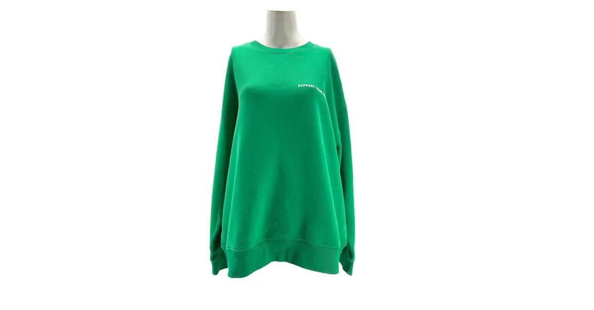 Autre Marque NO FIRMA / UNSIGNED Prendas de punto T.Algodón XL Internacional Verde 