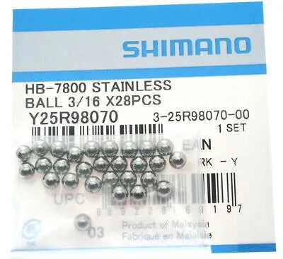 BALAS 3/16'' PARA MAZA DELANTERA DURA ACE