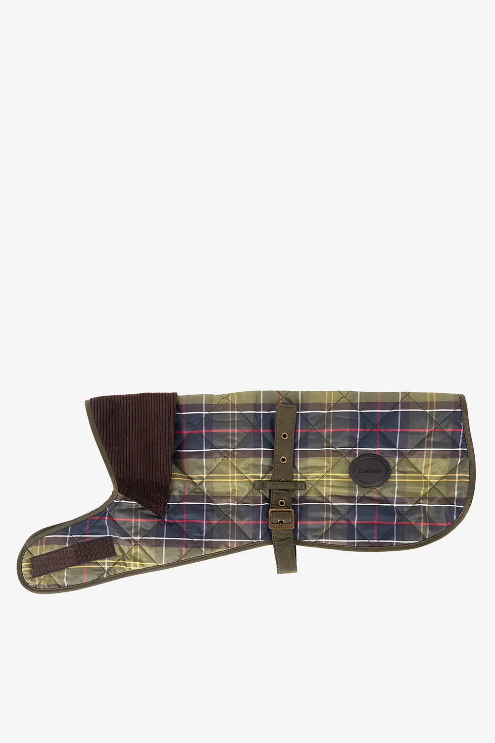 Barbour Abrigo Perro Tartan Quilted