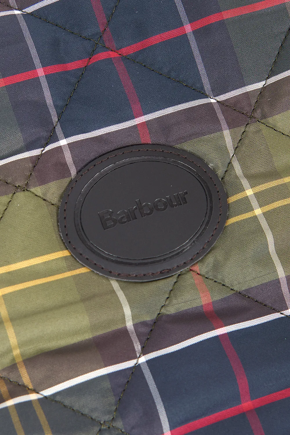 Barbour Abrigo Perro Tartan Quilted