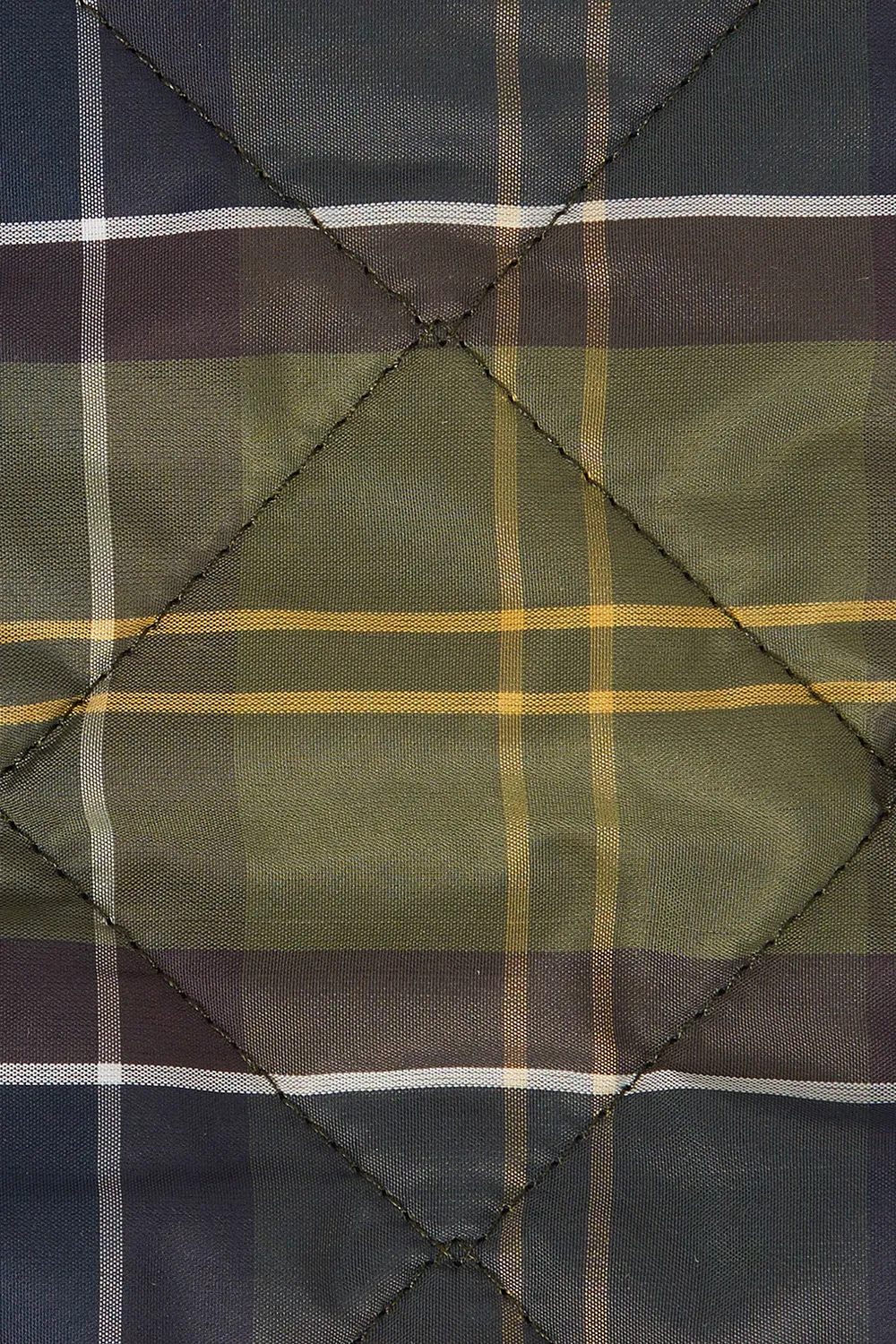 Barbour Abrigo Perro Tartan Quilted
