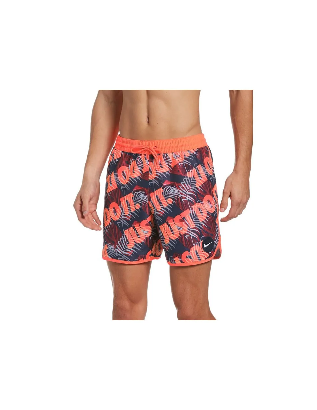Bañador Nike 5" Volley Naranja JustDoIt