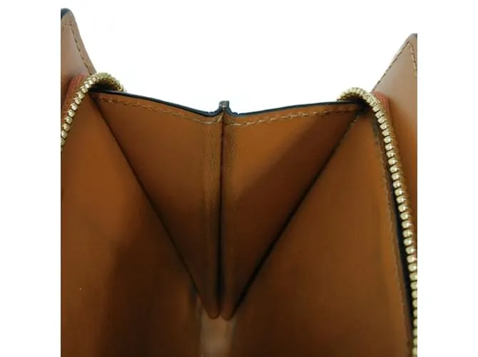 BILLETERA BIFOLD LOEWE EN CUERO MARRóN CASTAñO 