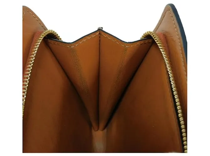 BILLETERA BIFOLD LOEWE EN CUERO MARRóN CASTAñO 