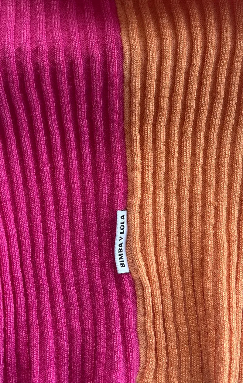 BIMBA Y LOLA Top Bicolor