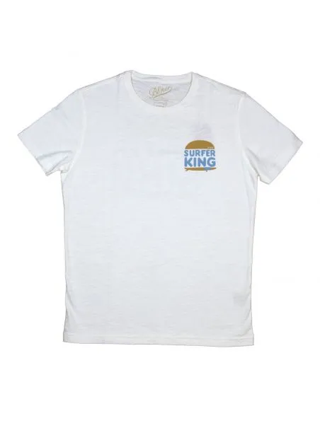 BL'KER Camiseta Surfer King Hombre Off White