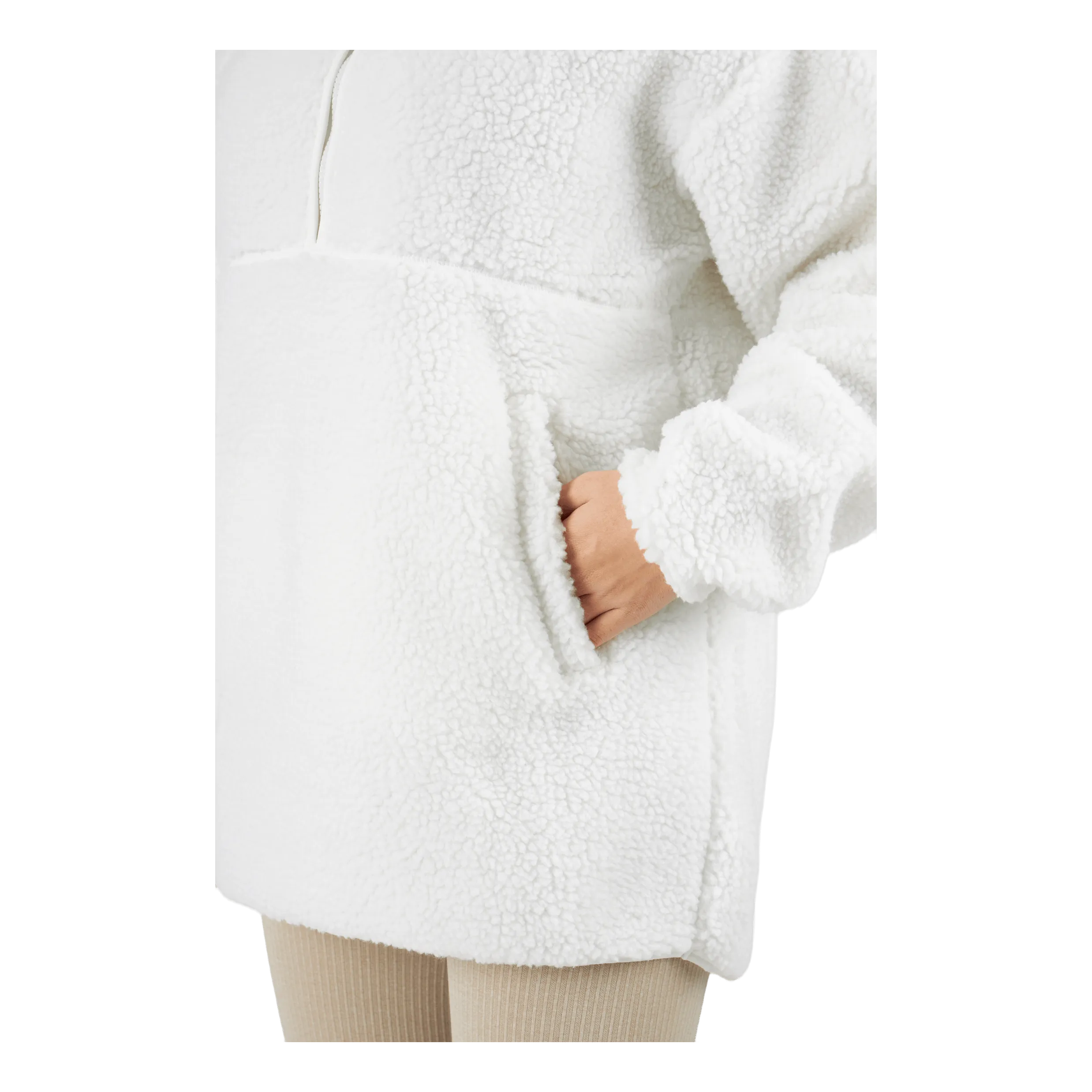 Blacc Pile Full Zip Beige