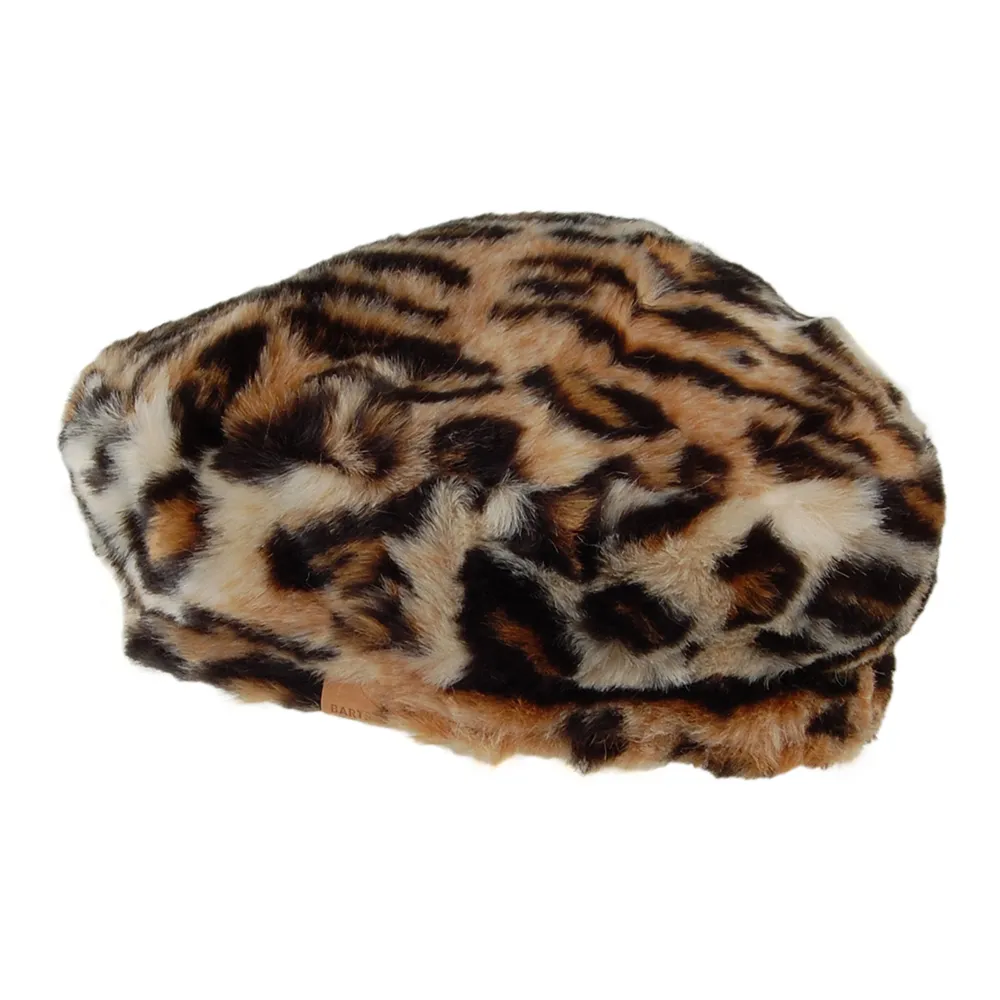 Boina Barts para mujer Astilbe de pelo sintético suave Ref. 4471009 Estampado de Leopardo