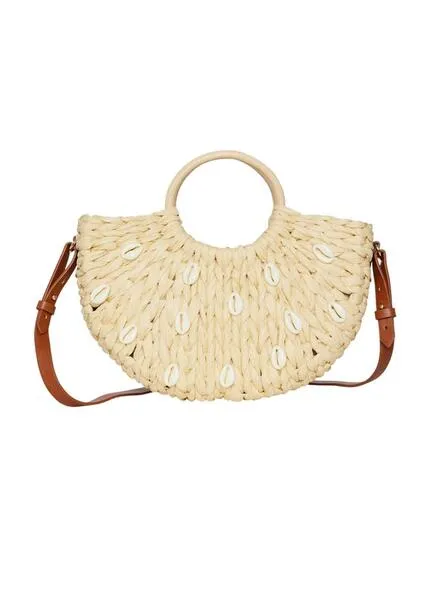 Bolso Pieces Alba Natural Para Mujer