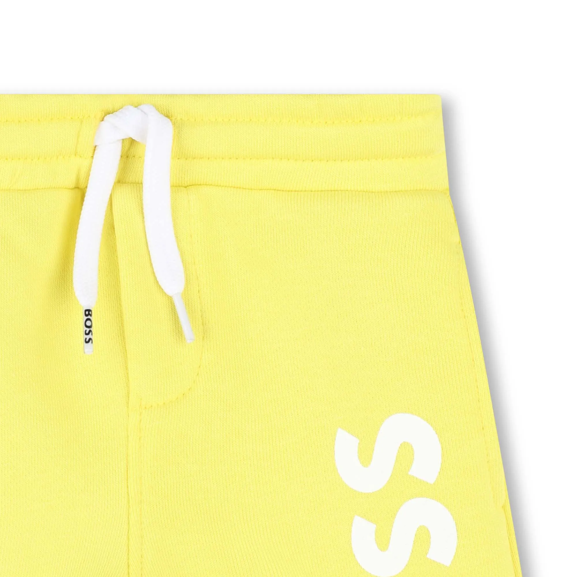 BOSS Bermudas de muletón con logo