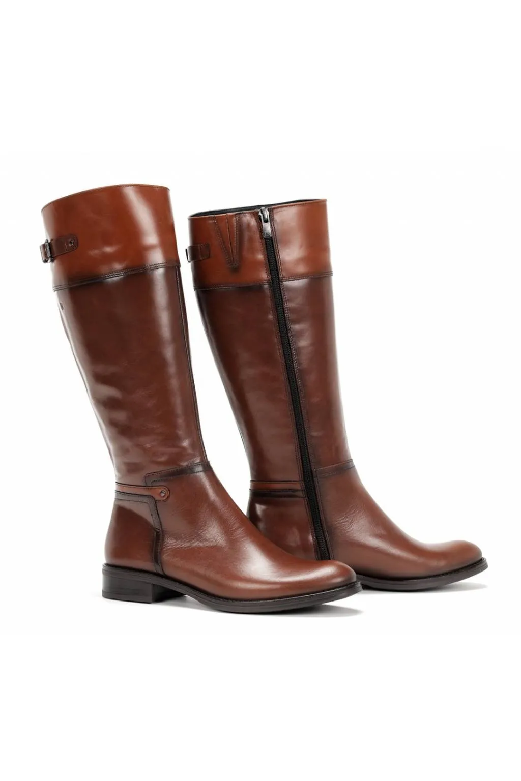 Bota Mujer dorking D7687 Cuero
