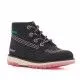 Botines Kickers negros con detalles rosas