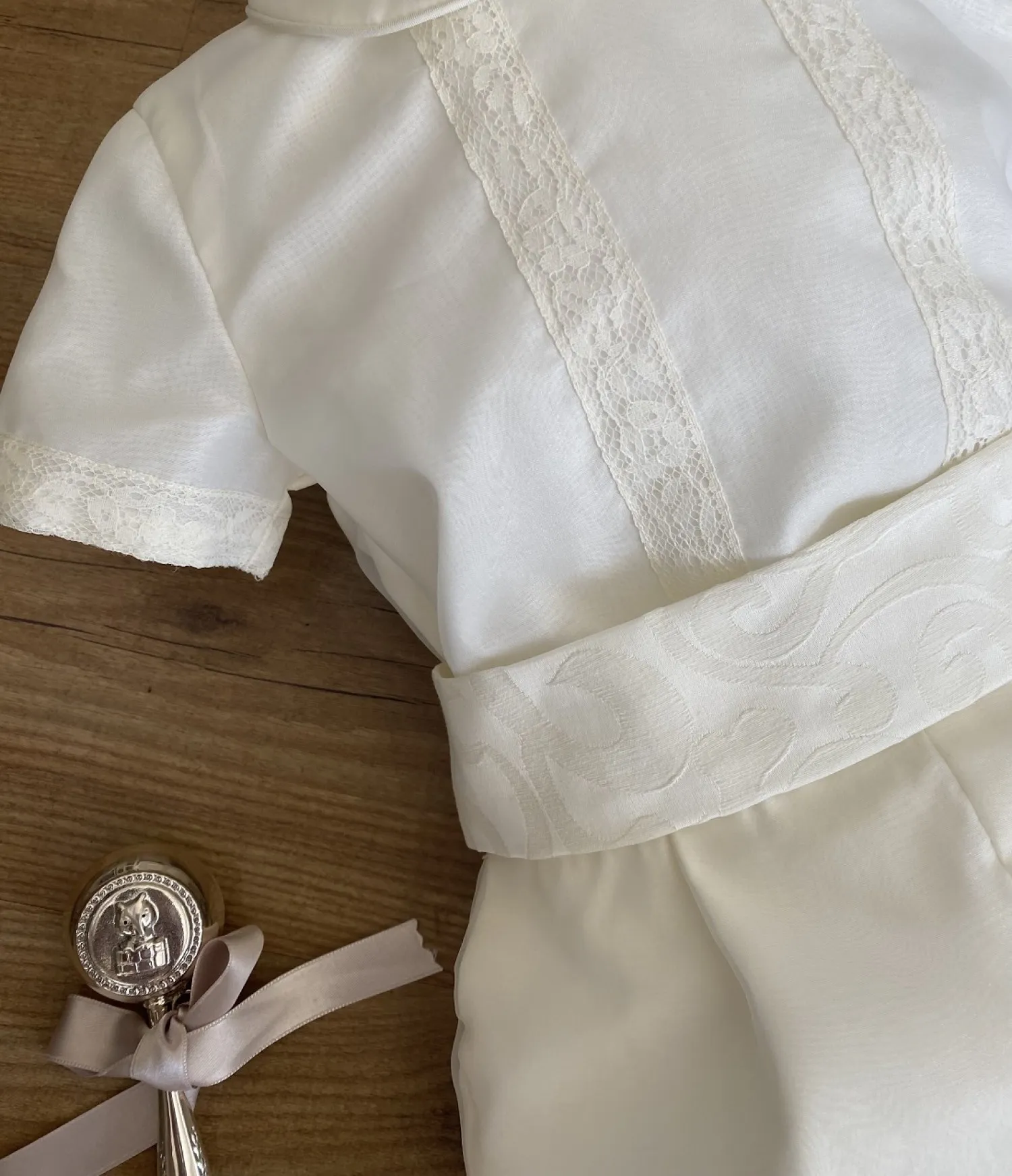 BOY SET FOR BAPTISM. THREE PIECES. 36121824 MONTHS