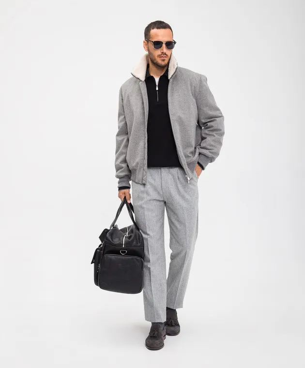 Brunello Cucinelli Black cashmere jumper
