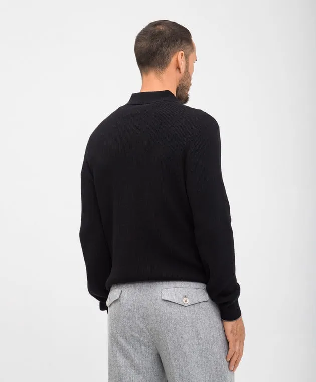Brunello Cucinelli Black cashmere jumper