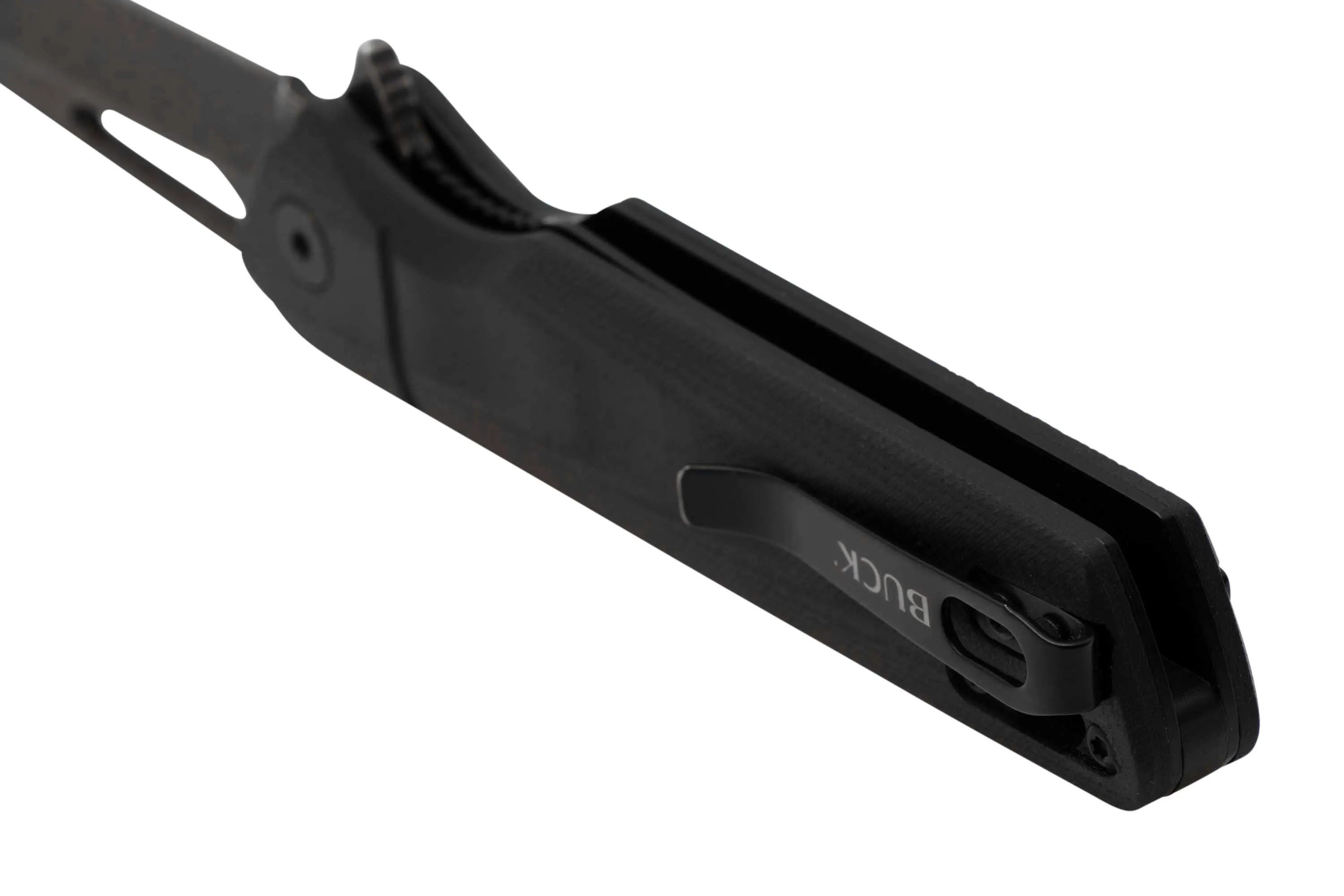 Buck Infusion Modified Tanto 0239BKS Black G10 navaja