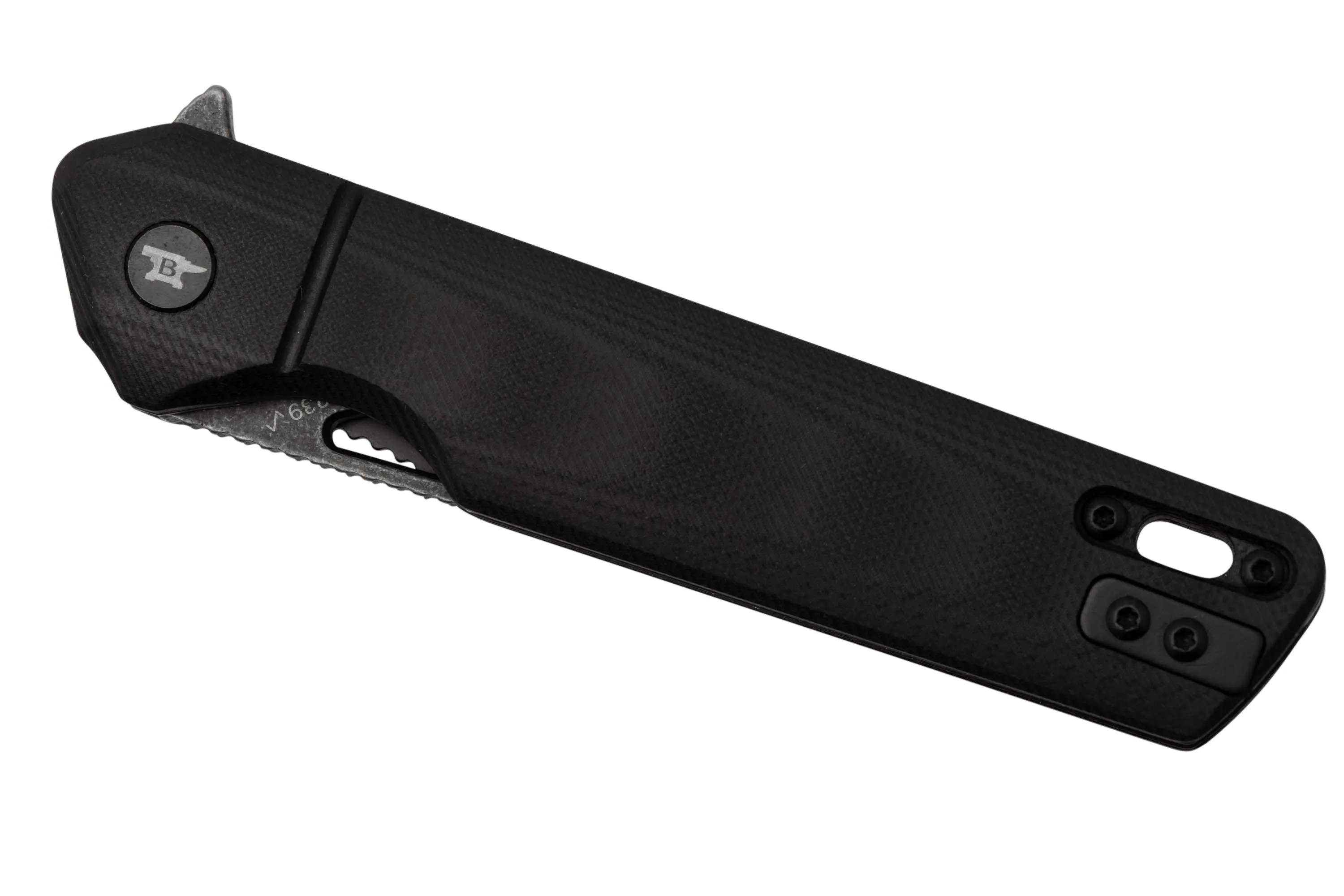 Buck Infusion Modified Tanto 0239BKS Black G10 navaja