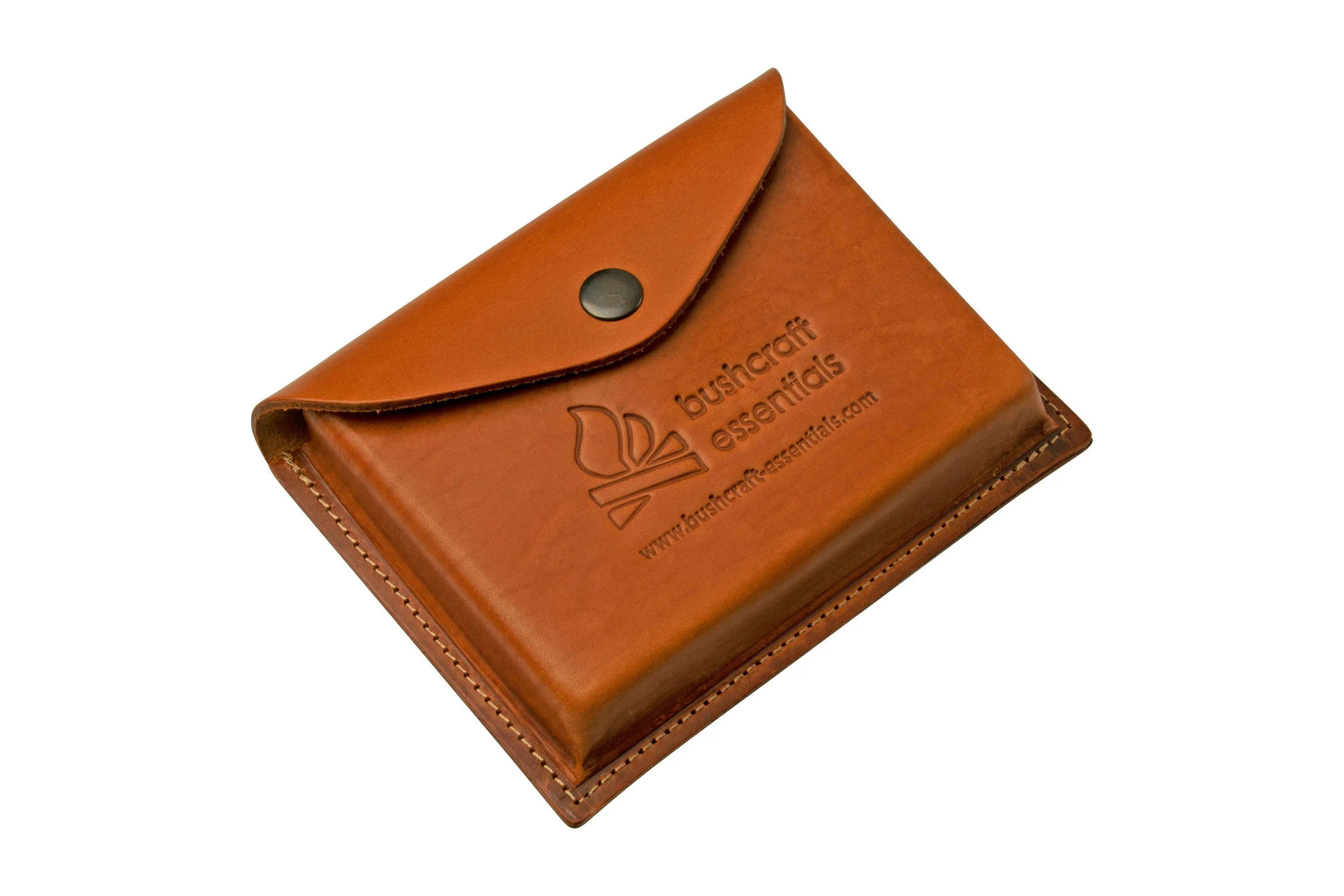 Bushcraft Essentials Leather Pouch Bushbox LF, funda de cuero para el Bushbox LF