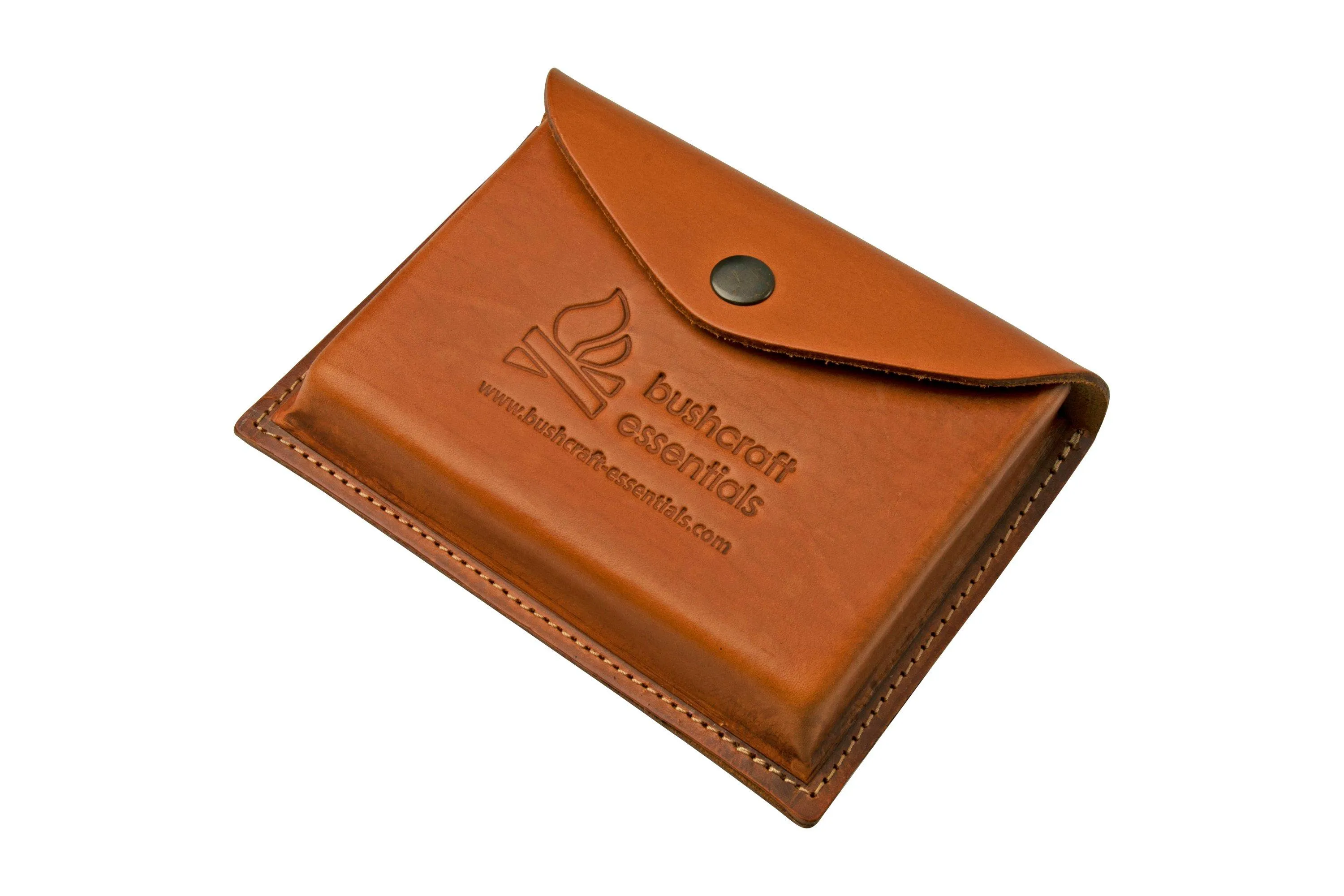 Bushcraft Essentials Leather Pouch Bushbox LF, funda de cuero para el Bushbox LF