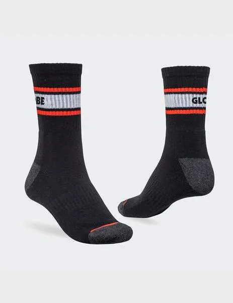 CALCETINES GLOBE TRIPLE STRIPE CREW (PACK DE 5)  ASSORT
