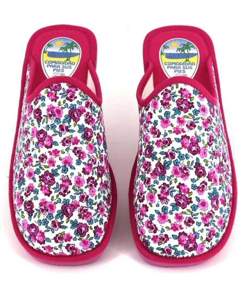 Calzado de casa OTRAS MARCAS  de Mujer VARIOS 7441 ZAPATILLAS DE CASA DE MUJER  FUCSIA