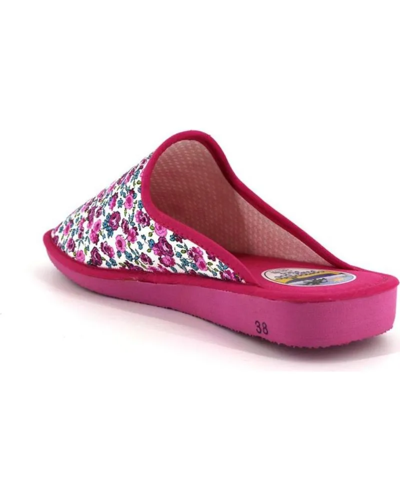 Calzado de casa OTRAS MARCAS  de Mujer VARIOS 7441 ZAPATILLAS DE CASA DE MUJER  FUCSIA