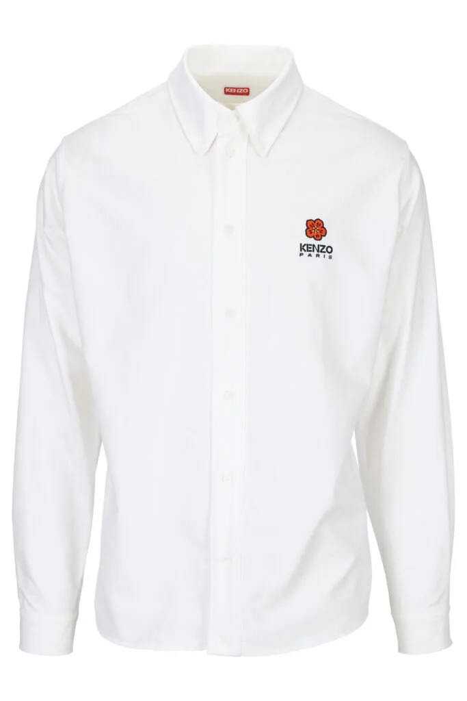 Camisa blanca con minilogo 