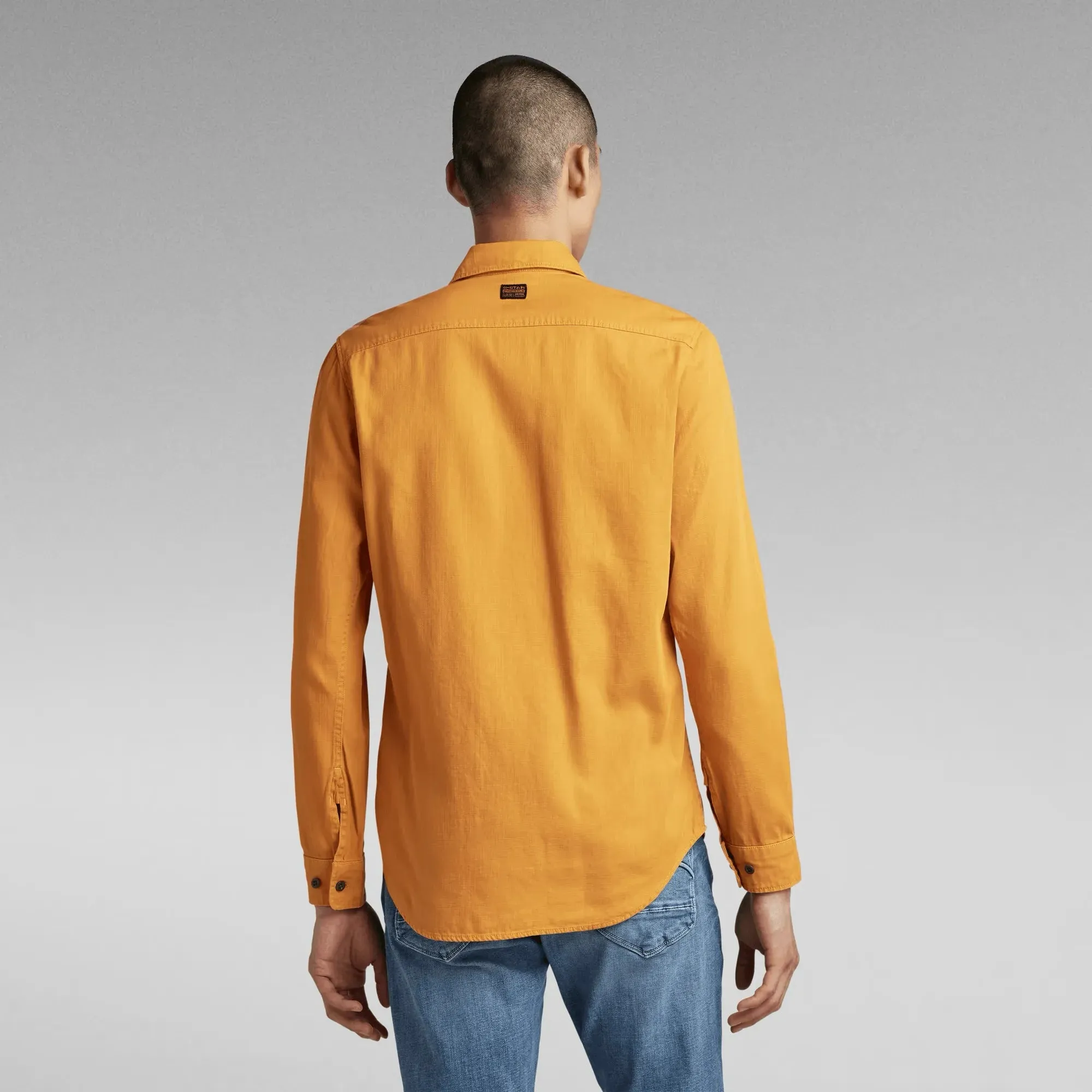 CAMISA DE HOMBRE GSTAR MARINE SLIM DULL YELLOW