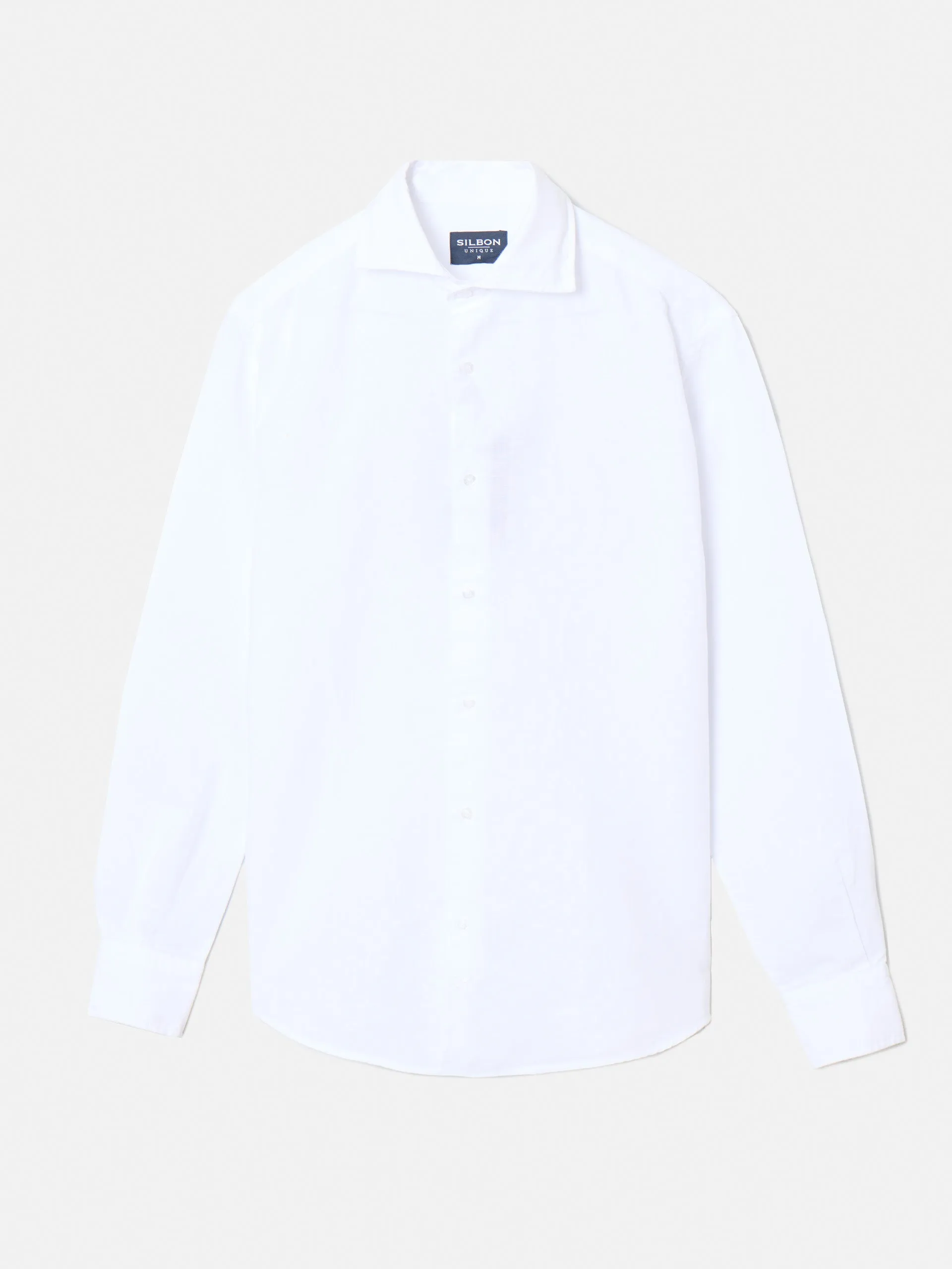 Camisa vestir unique lino blanca