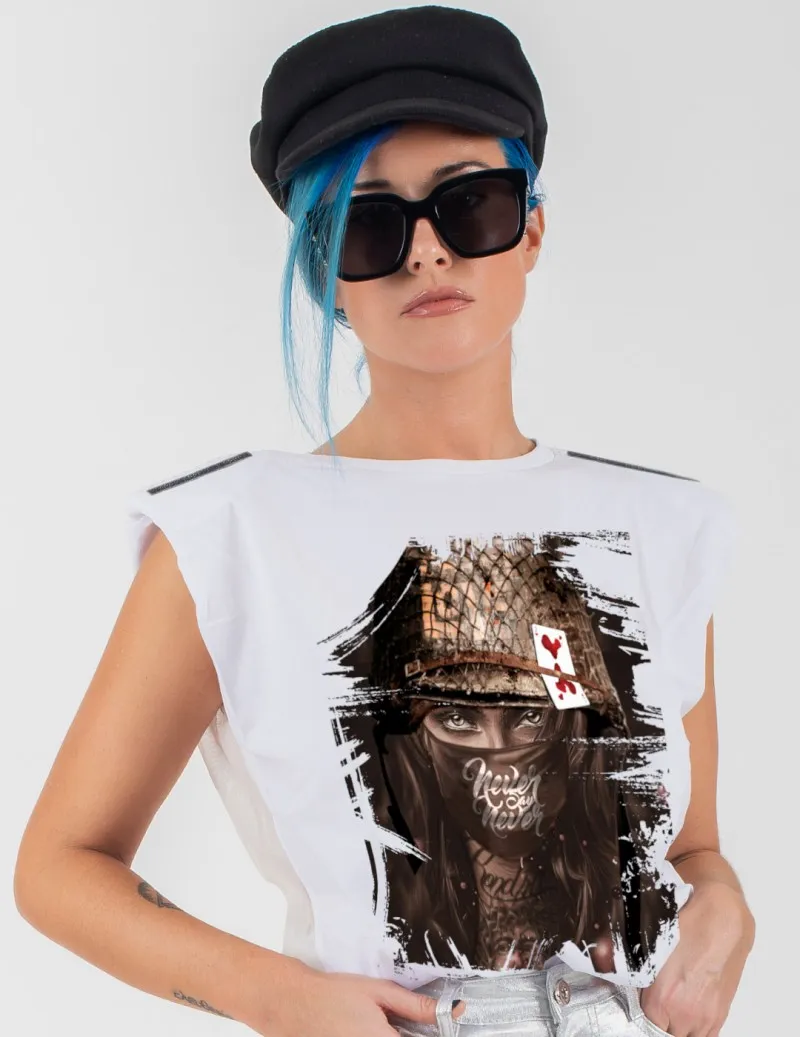 Camiseta de mujer SAY blanco