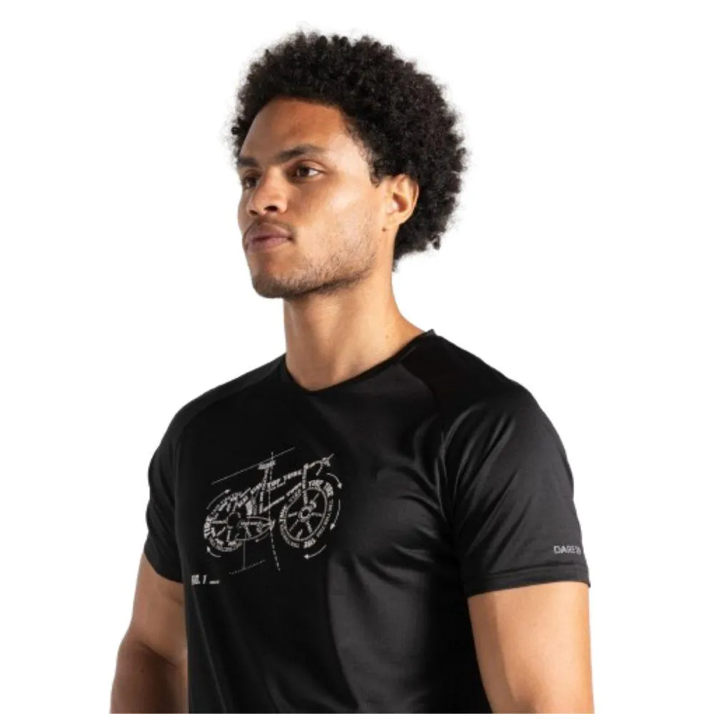 CAMISETA HOMBRE DARE2B TECH. Black DMT746